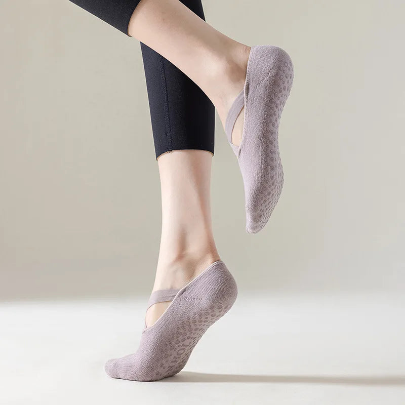 Women Anti Slip Silicone Ballet Yoga Sock