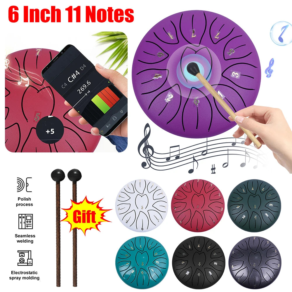Hand Drum Rain Chime for Yoga Meditation