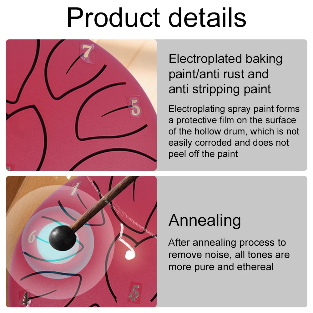 Hand Drum Rain Chime for Yoga Meditation