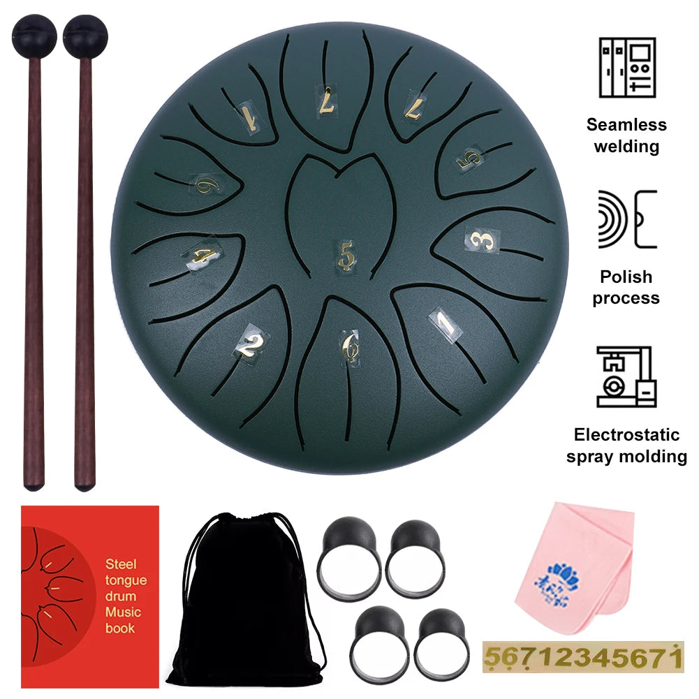 Hand Drum Rain Chime for Yoga Meditation