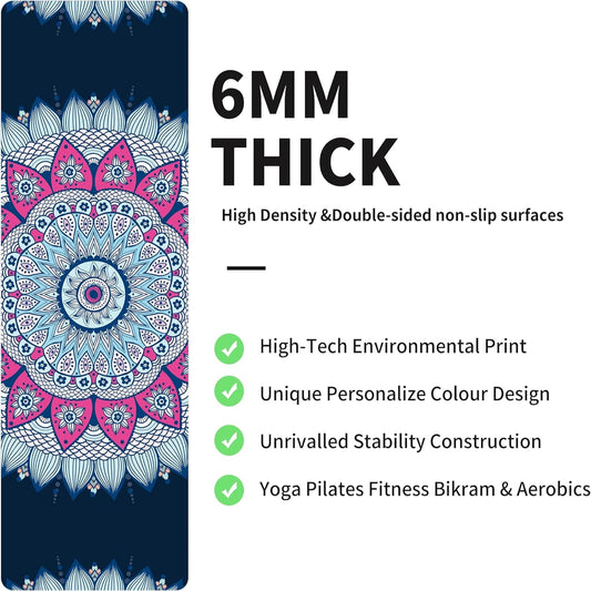 Non Slip Yoga Mat And Carrying Bag