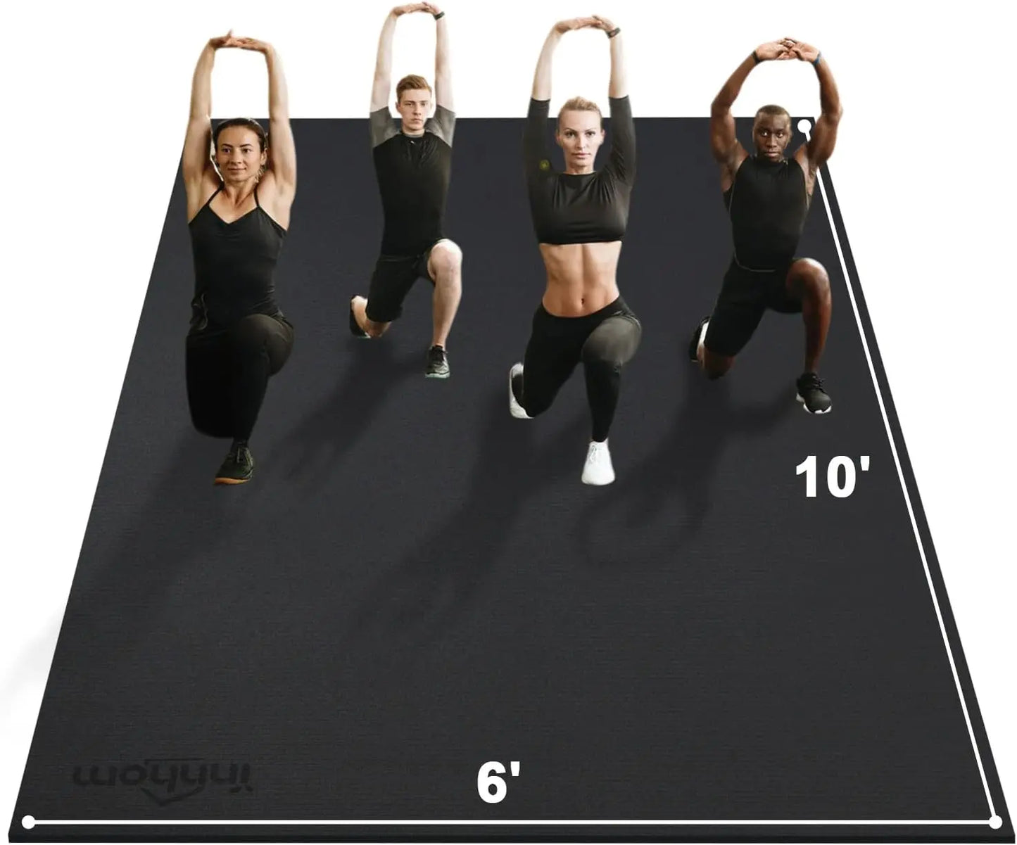 Large Exercise Gym Mat Flooring for Home