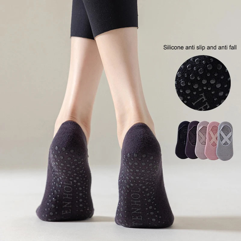 Women Anti Slip Silicone Ballet Yoga Sock