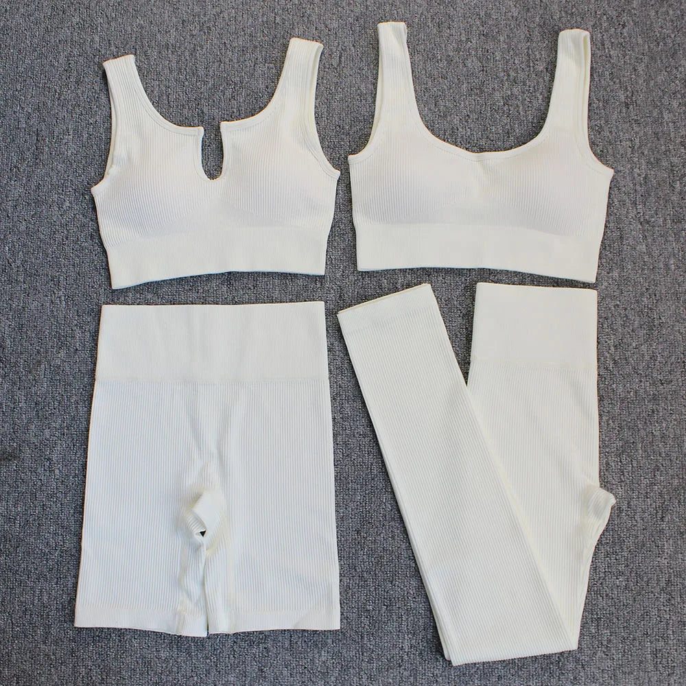 Yoga Sports Bra Tank Top Pants Shorts
