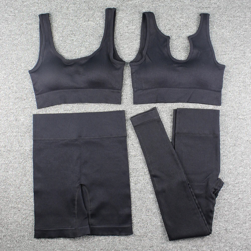 Yoga Sports Bra Tank Top Pants Shorts